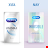 Bao Cao Su Durex Invisible extra thin cực siêu mỏng (10 chiếc)