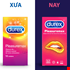 Bao cao su Durex Pleasuremax - phát sáng thú vị (12 chiếc)